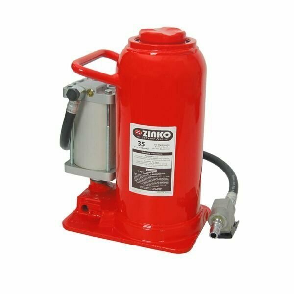 ZABJ-35M Air Hydraulic Bottle Jack, 35 ton, Zinko, Mfr#: 61-35M